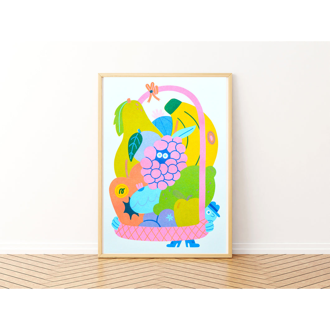Trojan Fruit Print