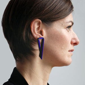 Long Angular Earrings