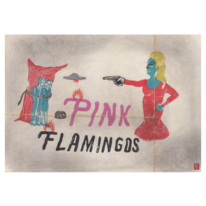 Poster: Pink Flamingos