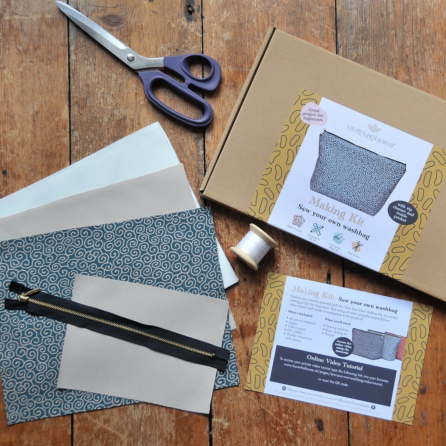 Making Kit - Sew Your Own Washbag