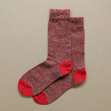 Load image into Gallery viewer, Fine Merino Socks Poppy Red