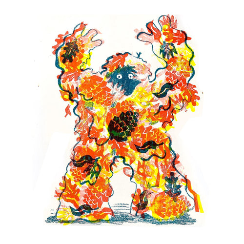 Just a Pile of Leaves Print