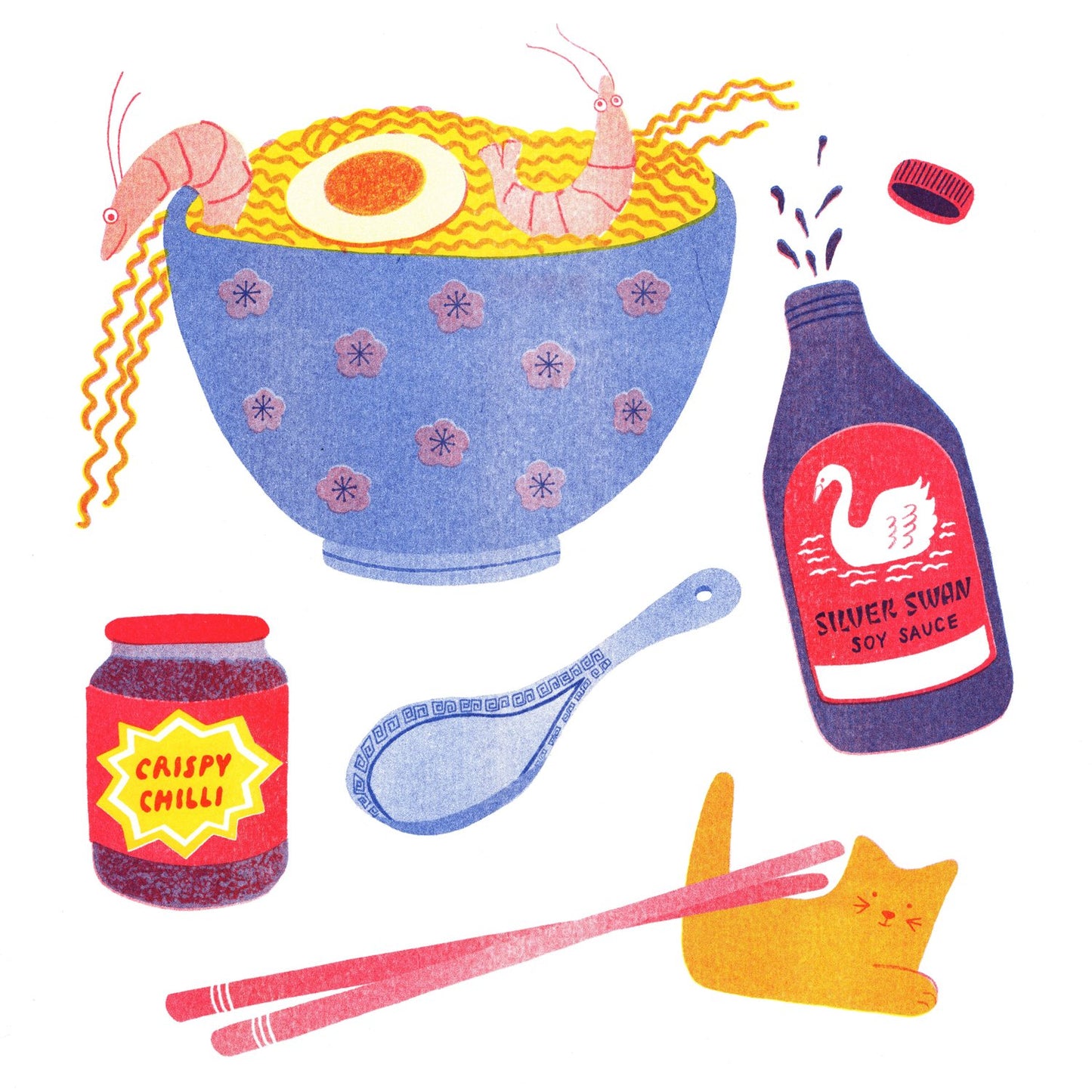 Oodles of Noodles Print