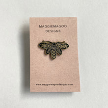Load image into Gallery viewer, Moth Enamel Pin Badge