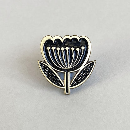 Flower Enamel Pin Badge