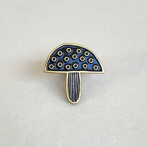 Toadstool Enamel Pin Badge