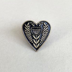 Heart Enamel Pin Badge