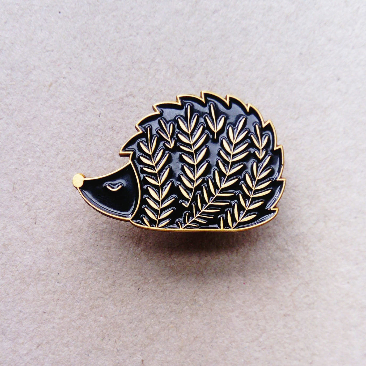 Hedgehog Enamel Pin Badge
