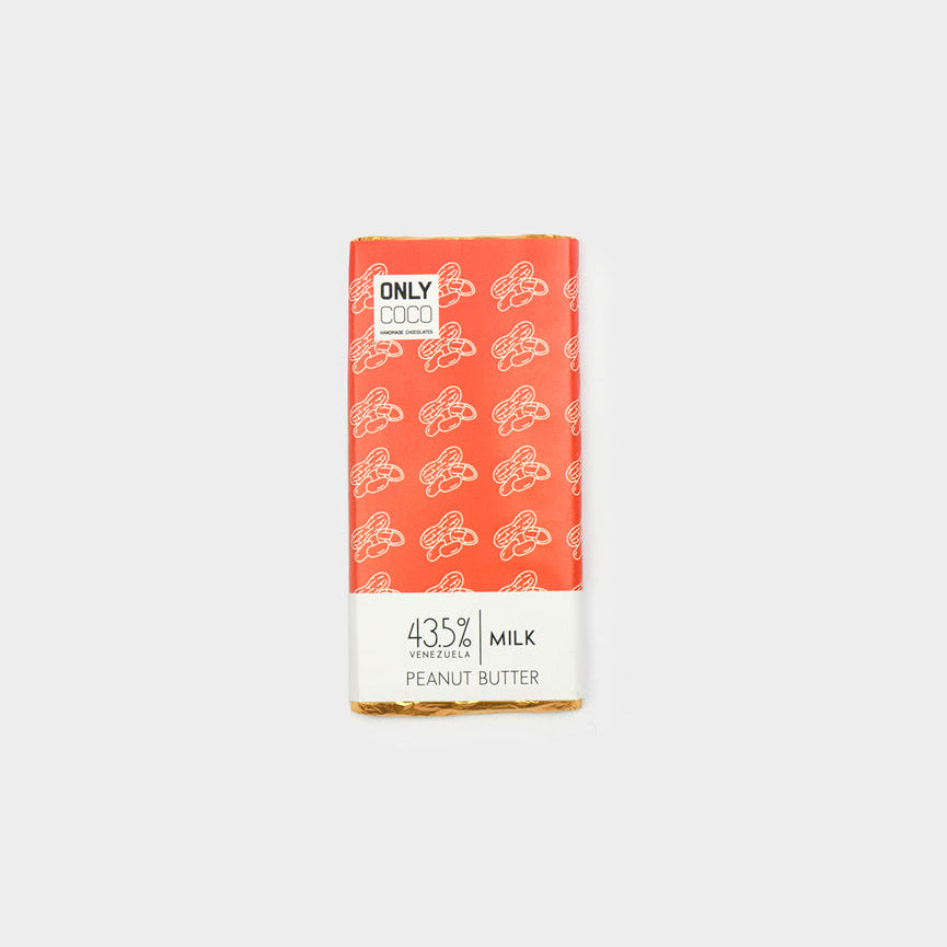 Peanut Butter Milk Chocolate Bar - 43.5% Venezuelan