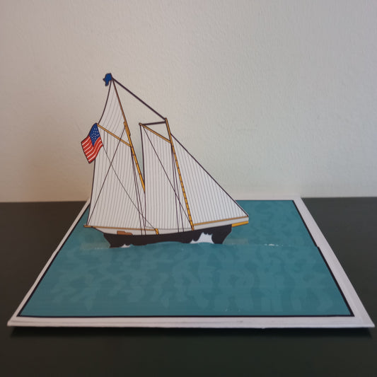 The Yacht America, winner of the first America's Cup Race in 1851.