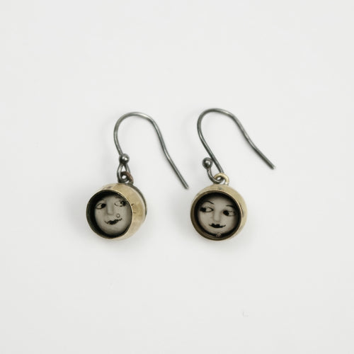 Tiny Face Earrings