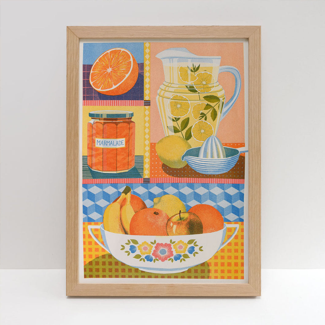 Orange & Lemon Print