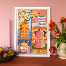 Load image into Gallery viewer, Coffee &amp; Daffodil Print