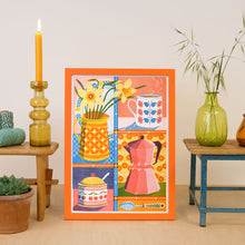 Load image into Gallery viewer, Coffee &amp; Daffodil Print