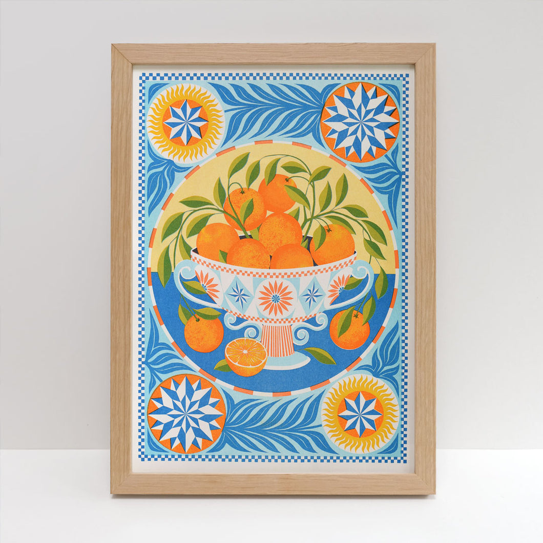 Orange Bowl Print