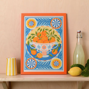 Orange Bowl Print