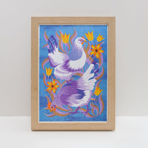 Hens Print