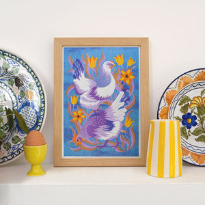 Hens Print