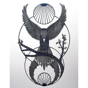 Raven Laser Cut