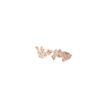 Load image into Gallery viewer, Recycled Pieces Rose Gold Earrings