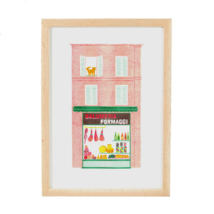 Bologna Deli Print