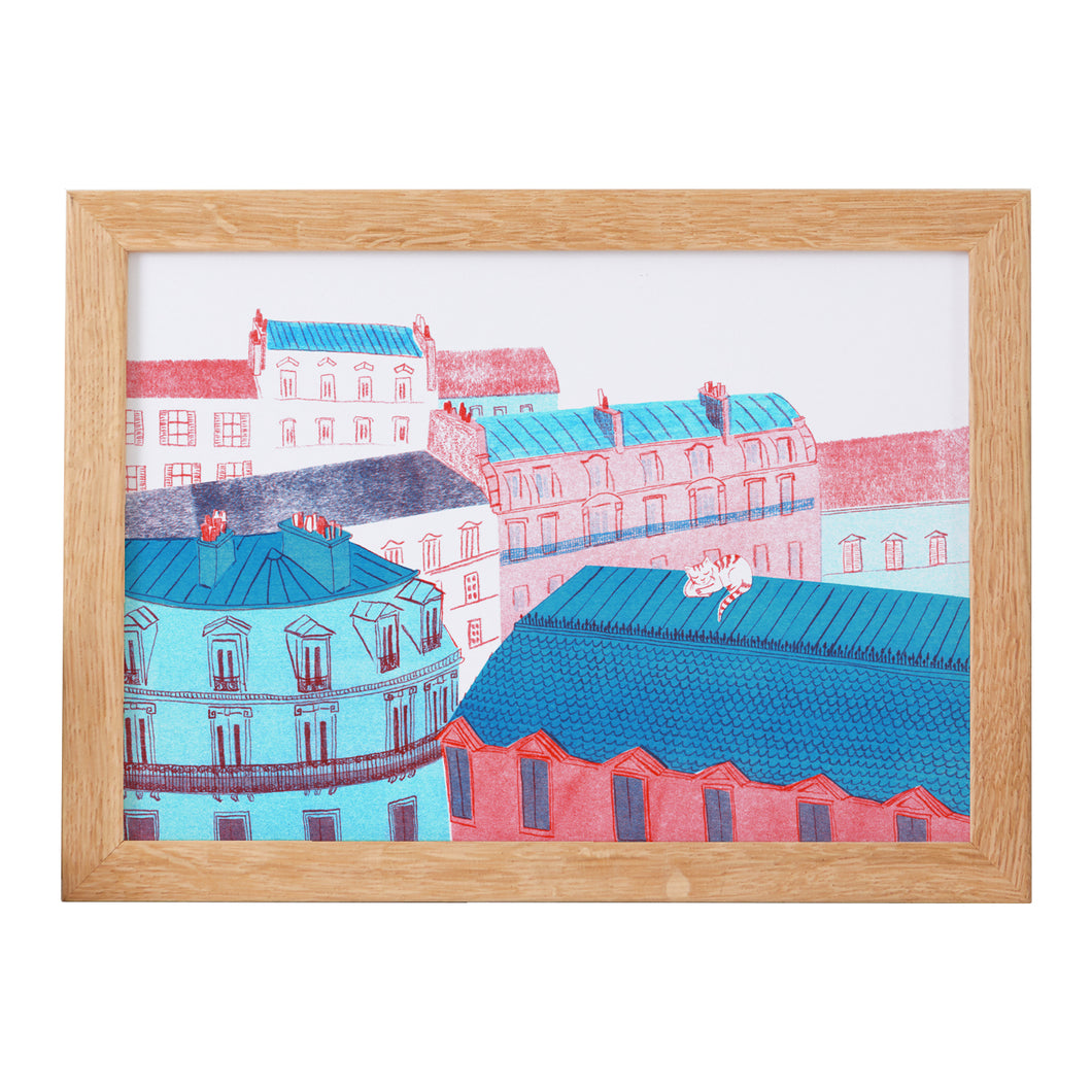 Parisian Paws Print