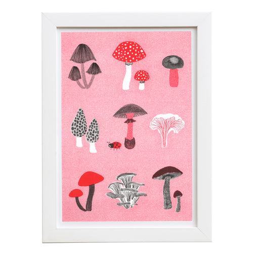 Mushroom Medley Print