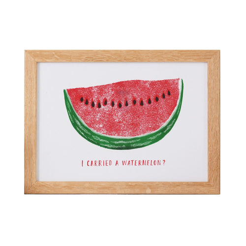 I Carried a Watermelon Print