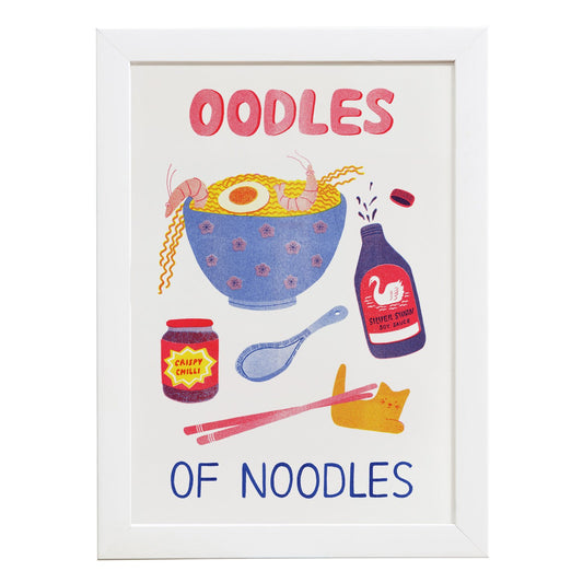 Oodles of Noodles Print