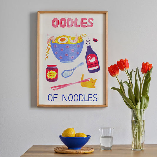 Oodles of Noodles Print
