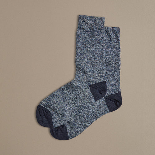 Fine Merino Socks Denim Blue