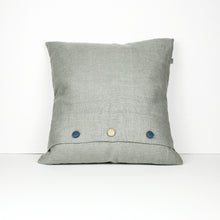 Load image into Gallery viewer, Graphic Patchwork Cushion in Grey and Multi-Colour