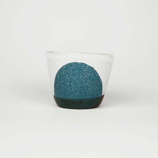 Splash Terracotta Espresso Cup in Ocean
