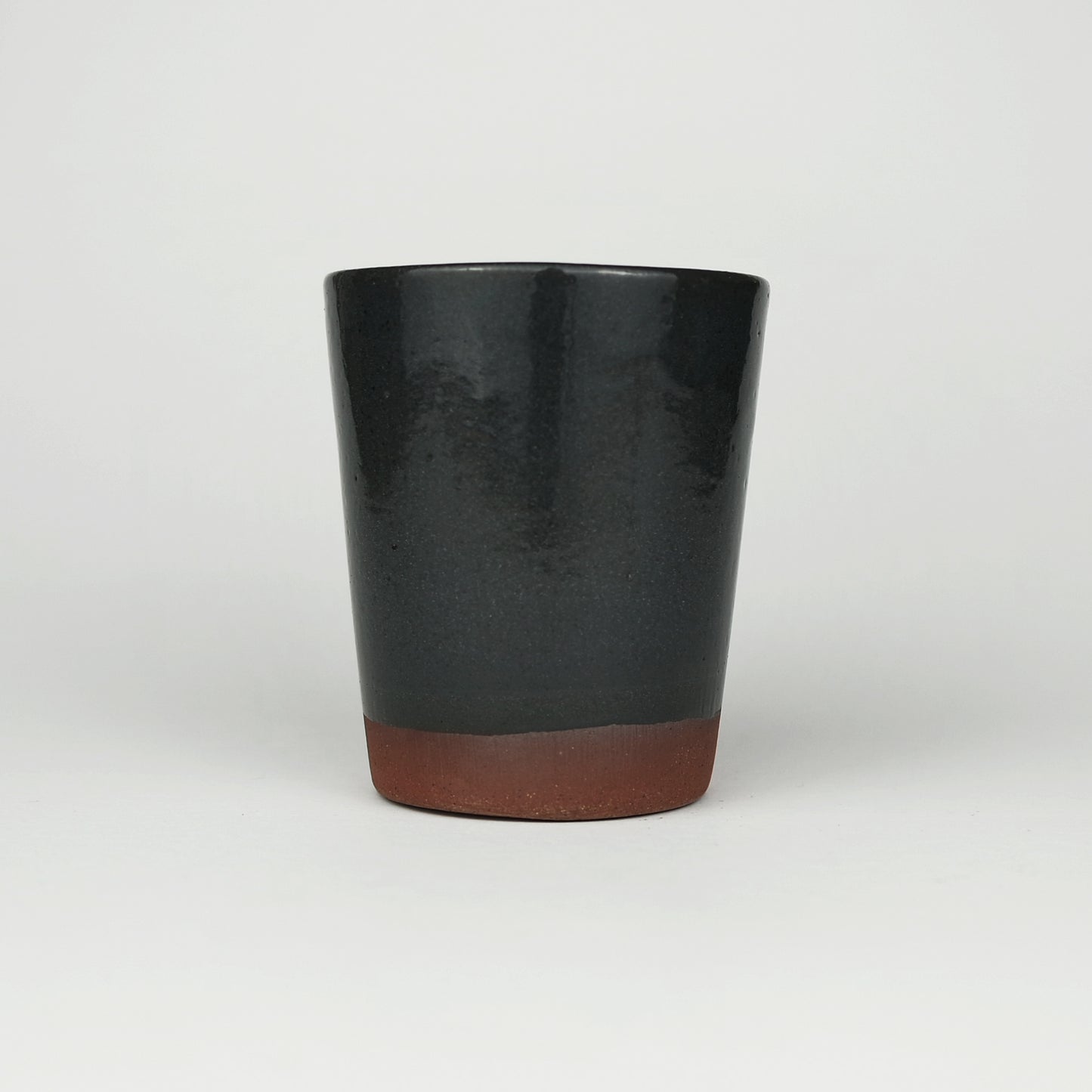 Petal Small Terracotta Tumbler in Black