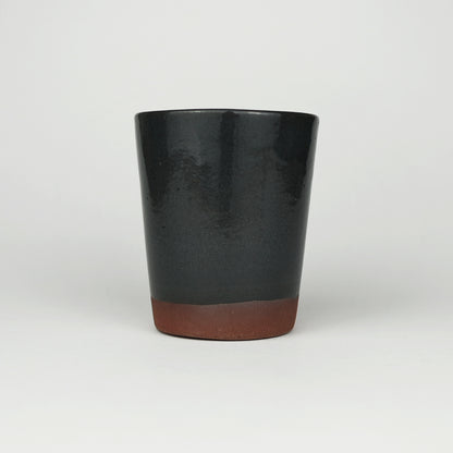 Petal Small Terracotta Tumbler in Black