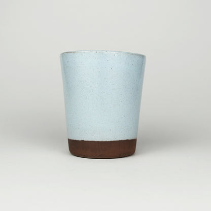 Petal Small Terracotta Tumbler in Aqua