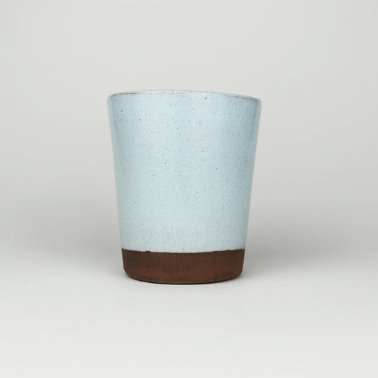 Petal Small Terracotta Tumbler in Aqua