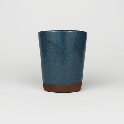 Petal Small Terracotta Tumbler in Navy