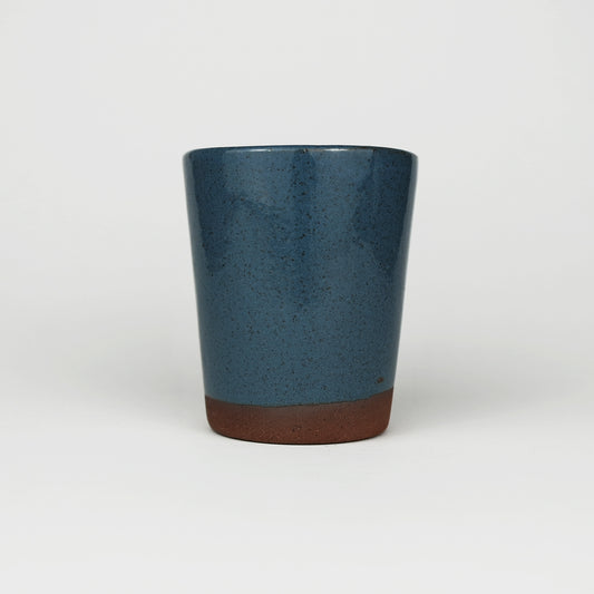 Petal Small Terracotta Tumbler in Navy