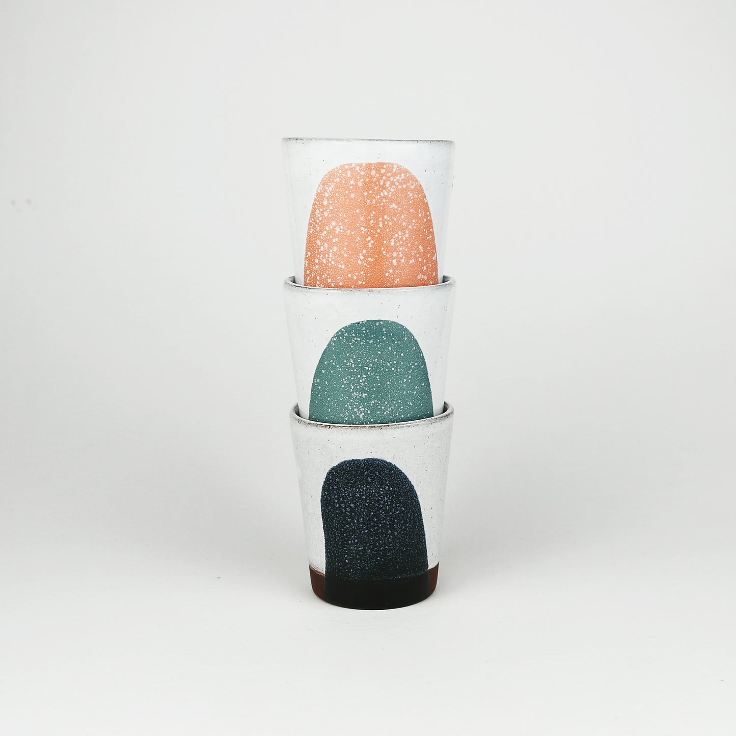 Splash Terracotta Small Tumbler in Teal