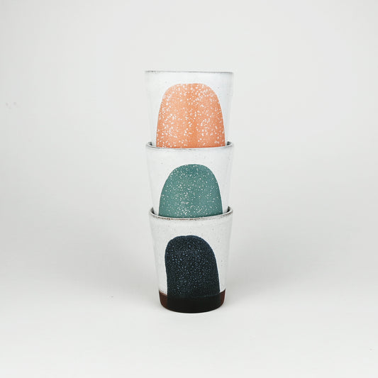 Splash Terracotta Small Tumbler in Orange