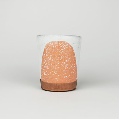 Splash Terracotta Small Tumbler in Orange