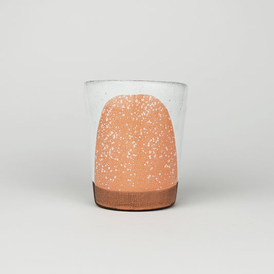 Splash Terracotta Small Tumbler in Orange