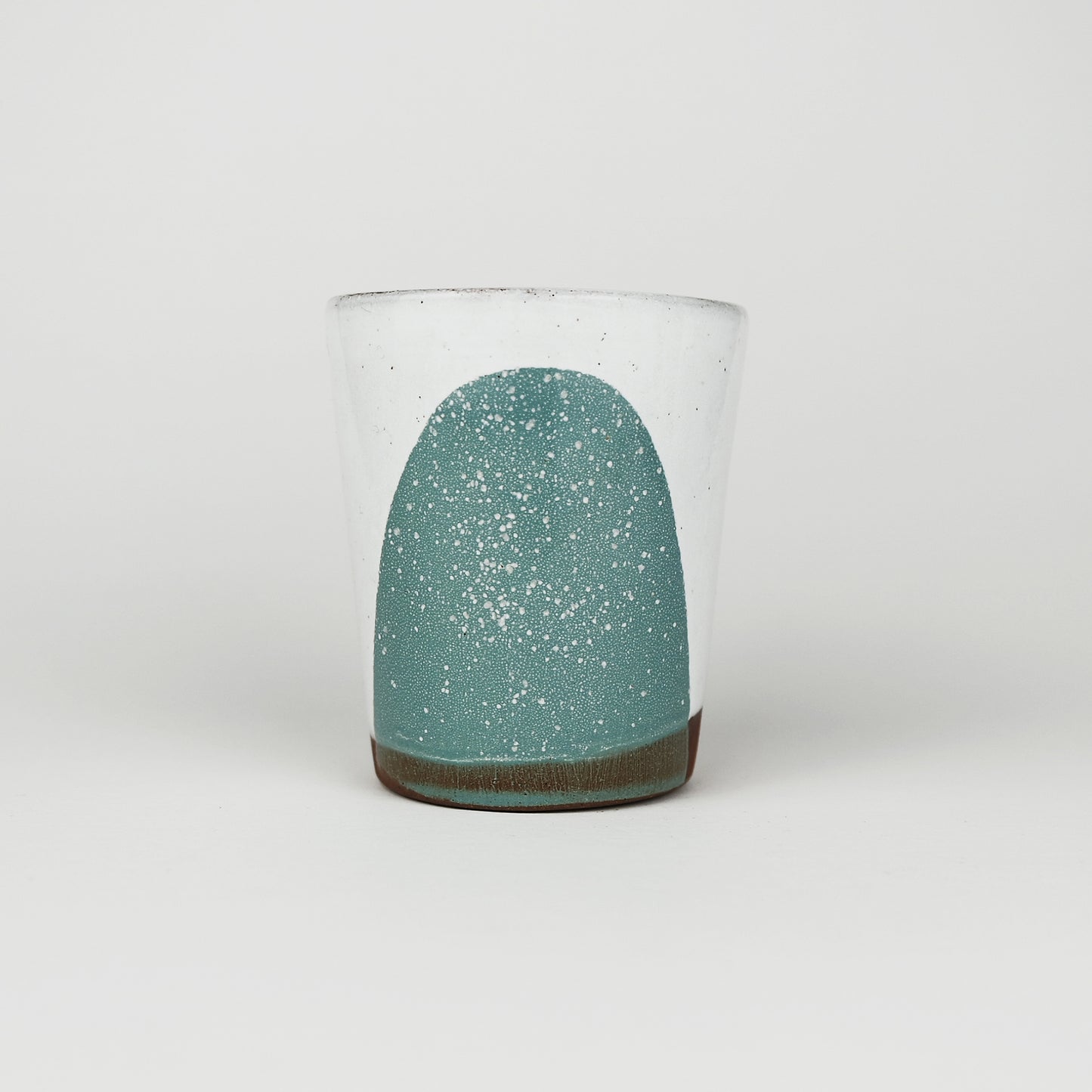 Splash Terracotta Small Tumbler in Teal
