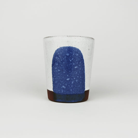 Splash Terracotta Small Tumbler in Cobalt