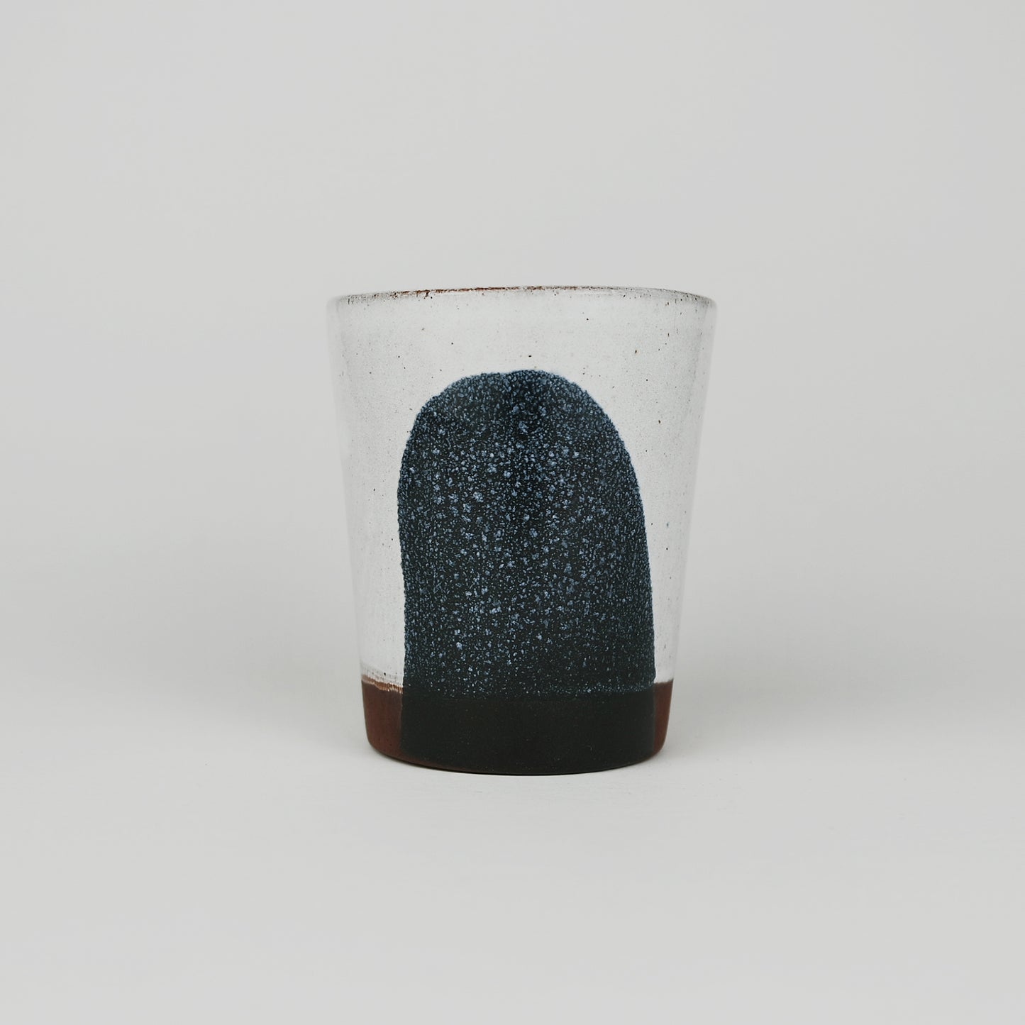 Splash Terracotta Small Tumbler in Black