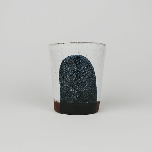 Splash Terracotta Small Tumbler in Black
