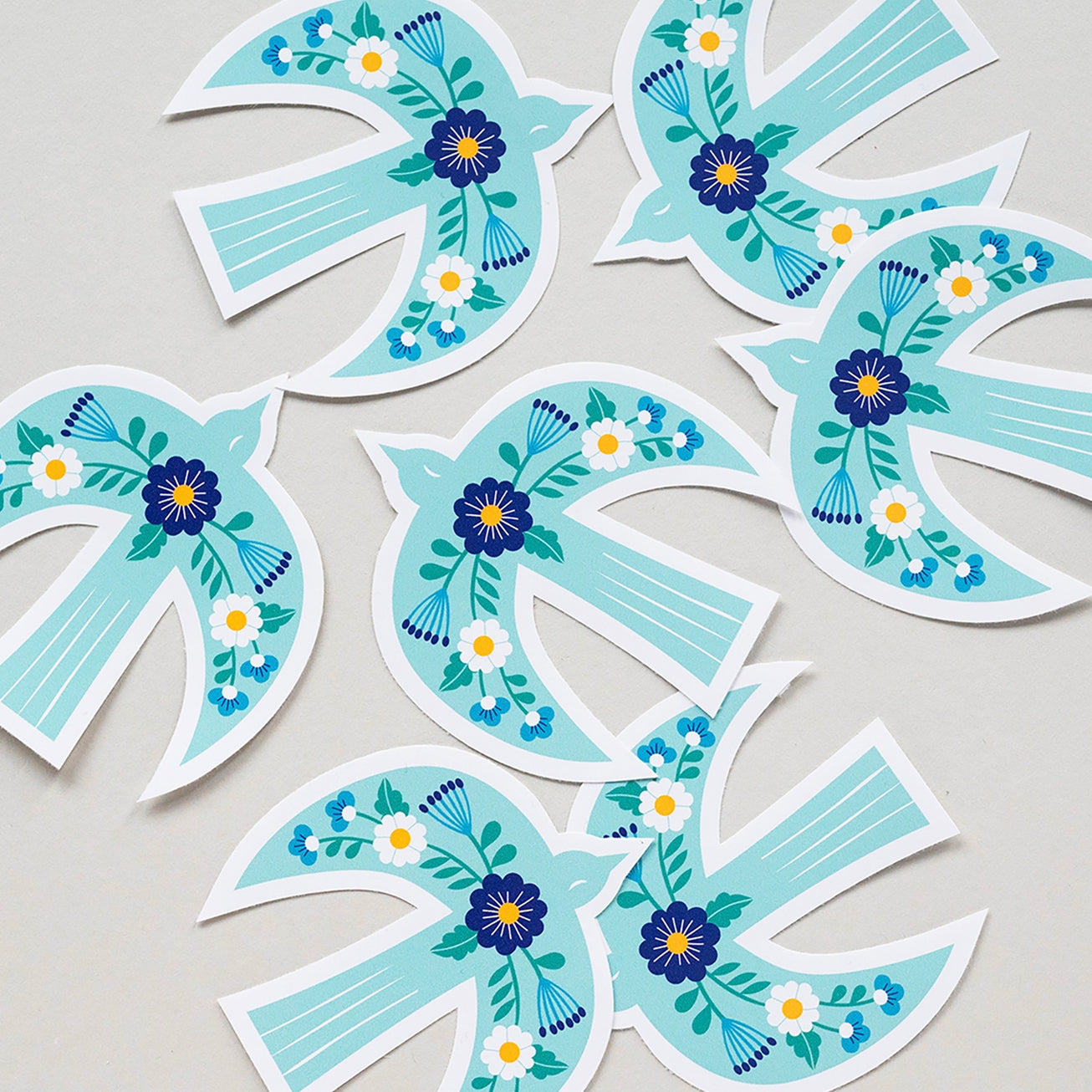 Blue Bird Sticker
