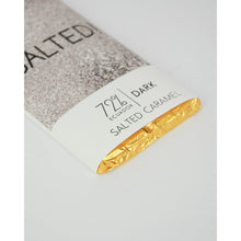 Load image into Gallery viewer, Salted Caramel Dark Chocolate Bar - 72% Ecuadorian