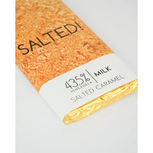 Load image into Gallery viewer, Salted Caramel Milk Chocolate Bar - 43.5% Venezuelan